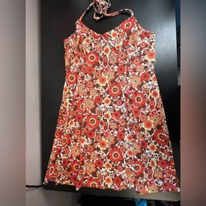 Flower mini dress